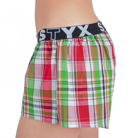 Calzones de mujer Styx elástico deportivo multicolor (T626)