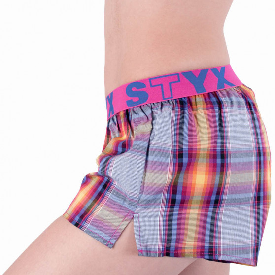 Calzones de mujer Styx elástico deportivo multicolor (T629)