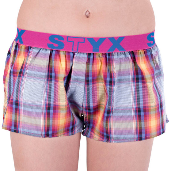 Calzones de mujer Styx elástico deportivo multicolor (T629)