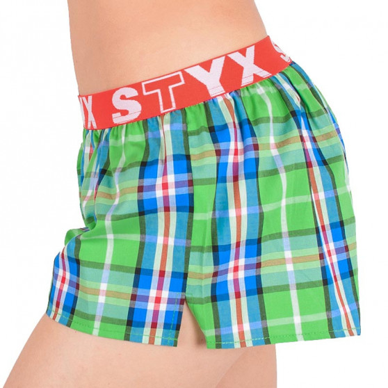 Calzones de mujer Styx elástico deportivo multicolor (T618)