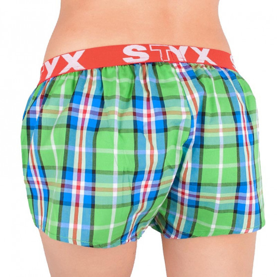 Calzones de mujer Styx elástico deportivo multicolor (T618)