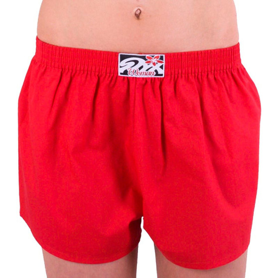 Calzones de mujer Styx classic elastic rojo (K663)