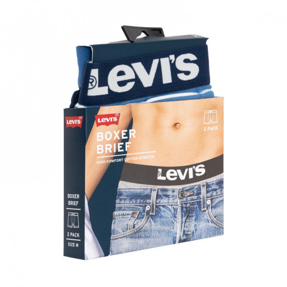 2PACK Boxers para hombre Levis azul (905011001 003)