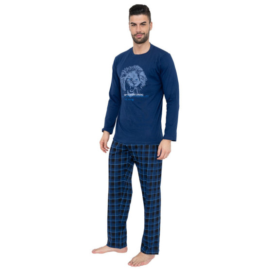 Pijama de hombre Gino azul oscuro (79063)