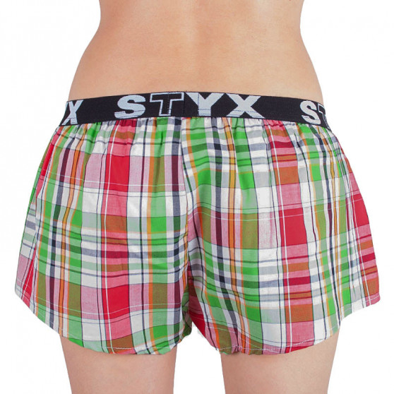 5PACK Calzones de mujer Styx deportivo elástico multicolor (T61122263136)