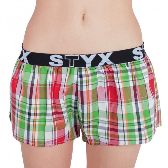 5PACK Calzones de mujer Styx deportivo elástico multicolor (T61122263136)