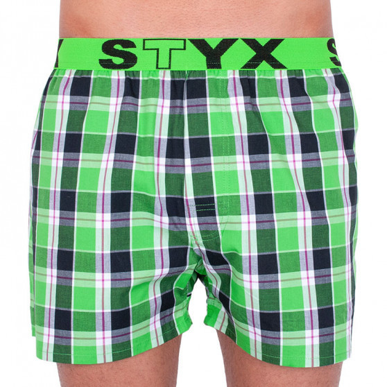 5PACK Calzones de hombre Styx deportivo elástico multicolor (B73134373840)