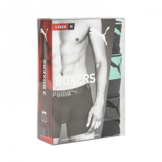 3PACK Boxers para hombre Puma multicolor (681030001 005)