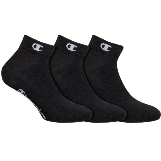 3PACK calcetines Champion negro (Y08QH-8VA)