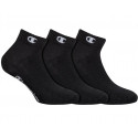 3PACK calcetines Champion negro (Y08QH-8VA)