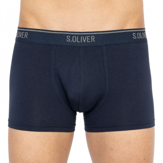 3PACK Boxers para hombre S.Oliver azul (26.899.97.5623.12L3)