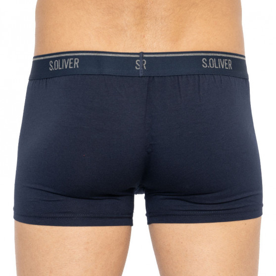 3PACK Boxers para hombre S.Oliver azul (26.899.97.5623.12L3)