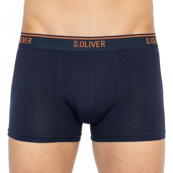 3PACK Boxers para hombre S.Oliver azul (26.899.97.5623.12L3)