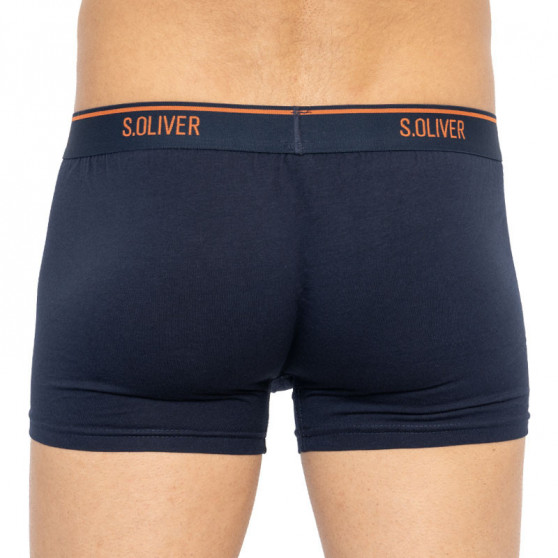 3PACK Boxers para hombre S.Oliver azul (26.899.97.5623.12L3)