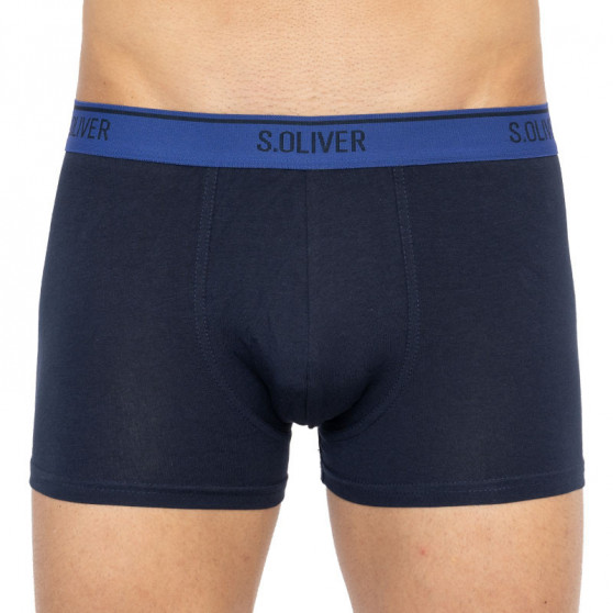 3PACK Boxers para hombre S.Oliver azul (26.899.97.5623.12L3)