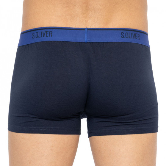 3PACK Boxers para hombre S.Oliver azul (26.899.97.5623.12L3)