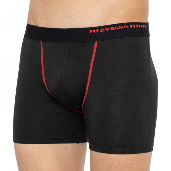 Boxers para hombre 69SLAM fit bamboo plain negro