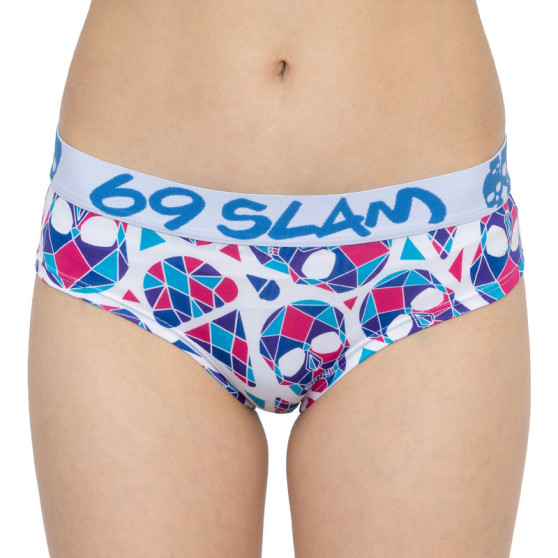 Braga de mujer 69SLAM boxer skullmond blanco