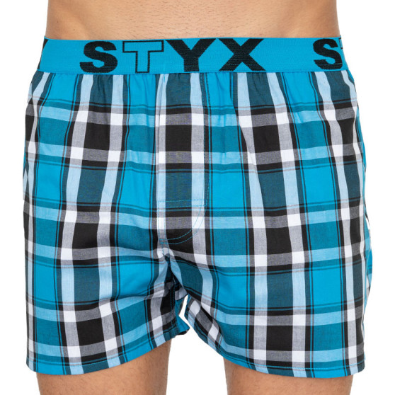 Sin embalaje - Short hombre Styx deportivo elástico multicolor (B809)