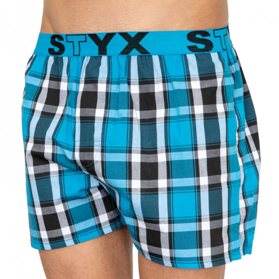 Sin embalaje - Short hombre Styx deportivo elástico multicolor (B809)