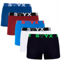 5PACK Boxers para hombre Styx goma deportiva multicolor (G106160686762)