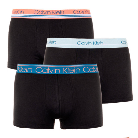 3PACK Boxers para hombre Calvin Klein negro (NB2336A-BFR)