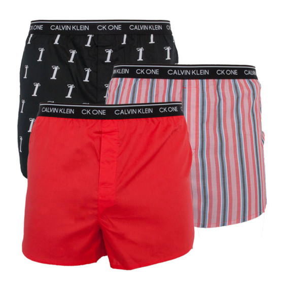 3PACK Bermudas hombre CK ONE multicolor (NB3000A-NUP)