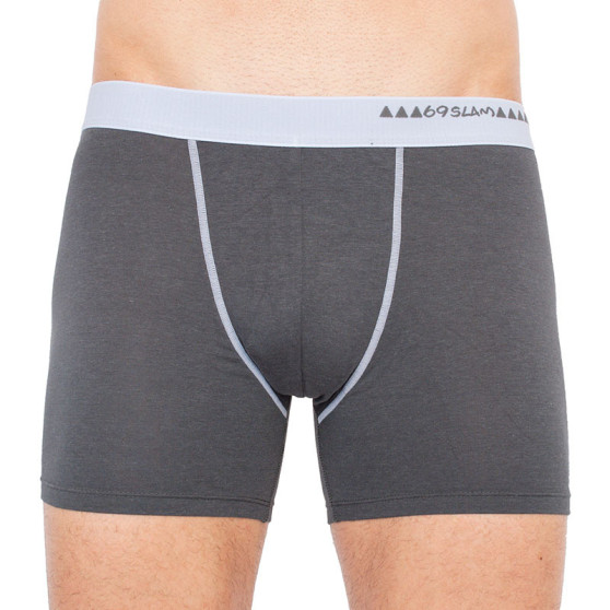 Boxers para hombre 69SLAM fit bamboo dark grey (MBWDG-BB)