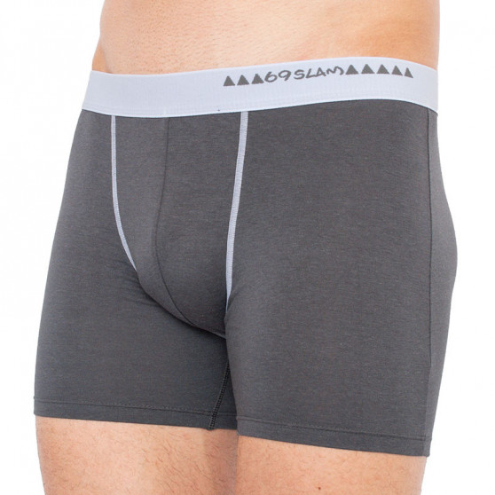 Boxers para hombre 69SLAM fit bamboo dark grey (MBWDG-BB)