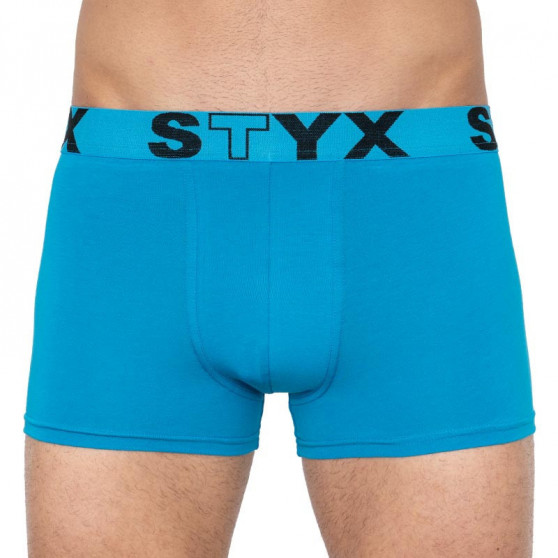 3PACK Boxers para hombre Styx sport elastic azul (G9676869)