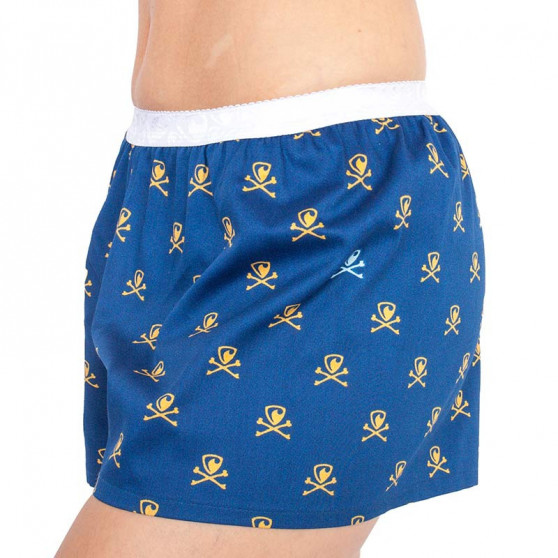 Calzones de mujer Represent small bones azul (R0W-BOX-0705)