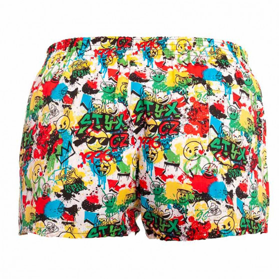 Pantalones cortos para niños Styx art goma clásica emoji (J954)