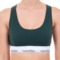 Sujetador de mujer Calvin Klein verde oscuro (F3785E-CP2)