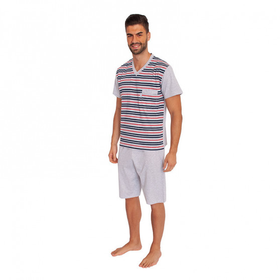 Pijama de hombre Foltýn sobredimensionado grey (FPKN8)