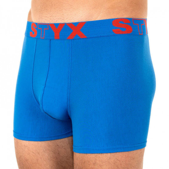 Boxers para hombre Styx goma clásica oversize azul (R967)