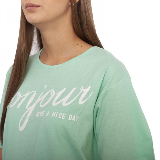 Camisón de mujer Molvy verde (AK-3190 B)