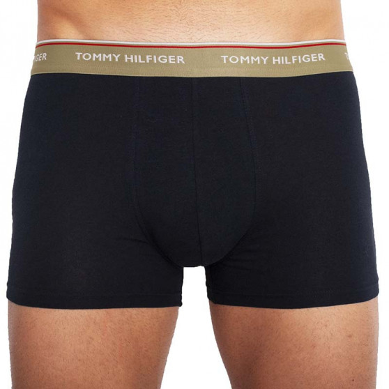 3PACK Boxers para hombre Tommy Hilfiger azul oscuro (UM0UM01642 0TW)