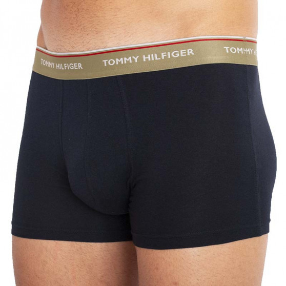 3PACK Boxers para hombre Tommy Hilfiger azul oscuro (UM0UM01642 0TW)