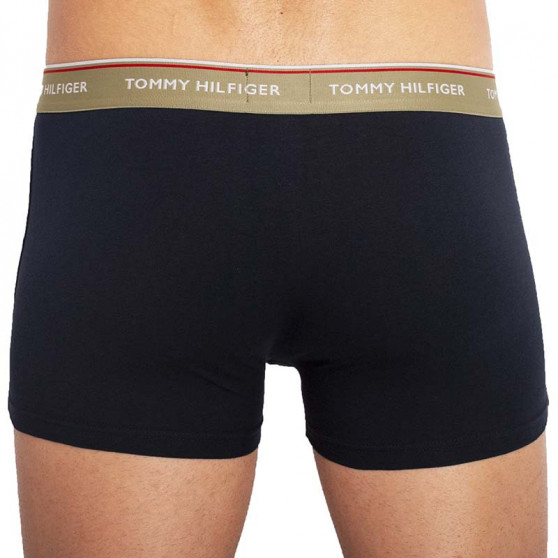 3PACK Boxers para hombre Tommy Hilfiger azul oscuro (UM0UM01642 0TW)