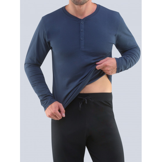 Pijama de hombre Gino azul oscuro (79087)