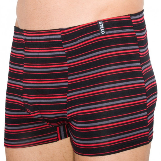 3PACK Boxers para hombre Stillo bamboo red (STP-0151515)