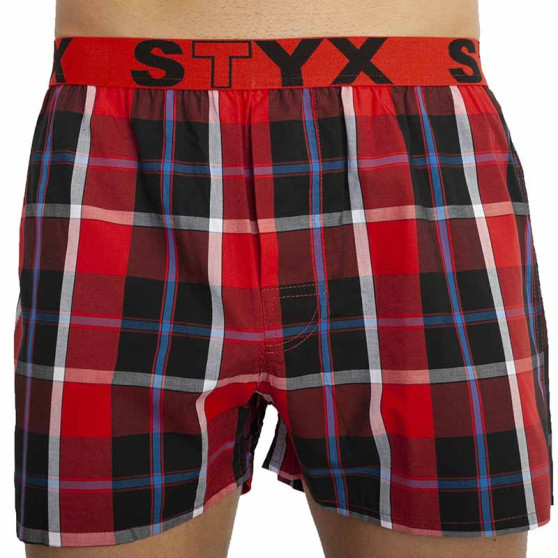 Calzones de hombre Styx elástico deportivo multicolor (B823)