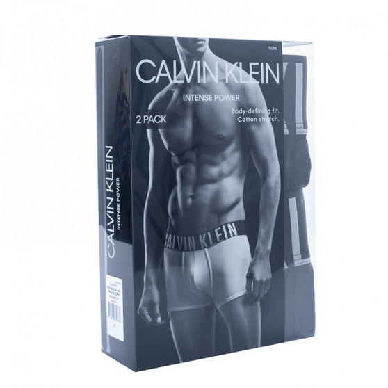 2PACK Boxers para hombre Calvin Klein negro (NB2602A-UB1)