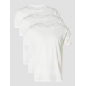 3PACK camiseta de hombre Calvin Klein blanca (NB4011E-100)