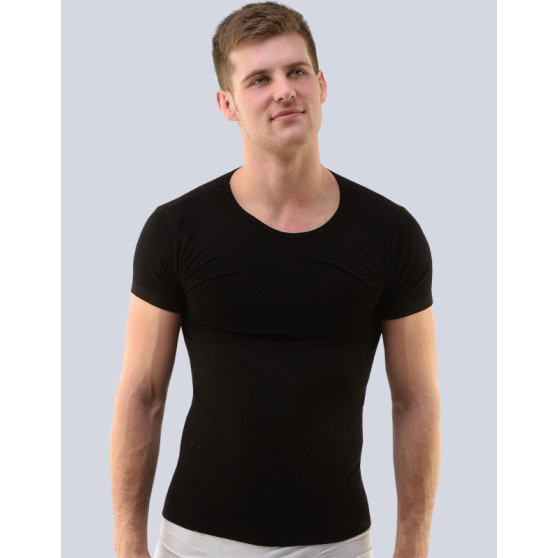 Camiseta de hombre Gino bamboo black (58003)