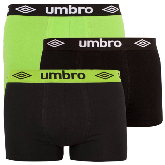 3PACK Boxers para hombre Umbro multicolor (UMUM0241 CH)