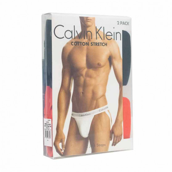 2PACK calzoncillos para hombre Calvin Klein multicolor (NB1354A-ABE)