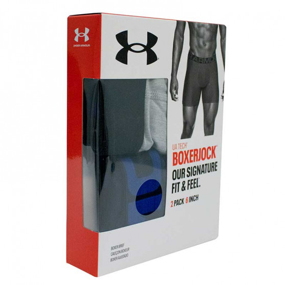 2PACK Boxers para hombre Under Armour negro (1363619 001)