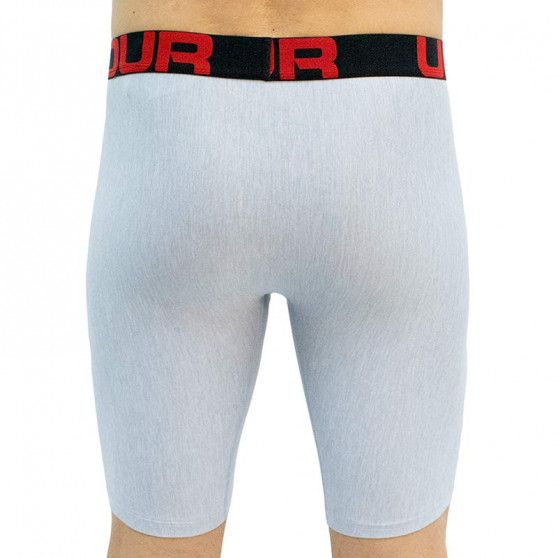 2PACK Boxers para hombre Under Armour gris (1363622 011)