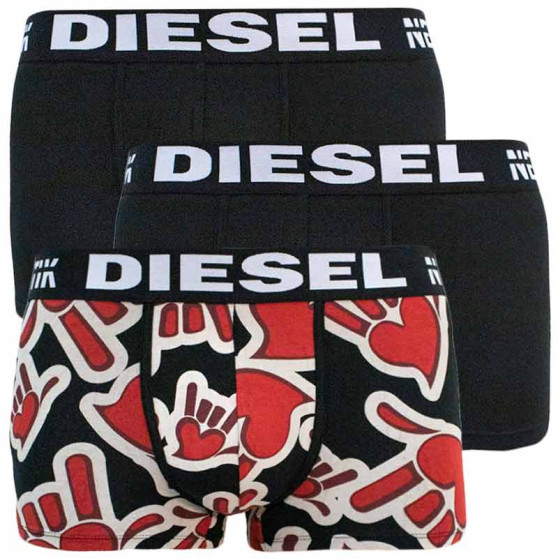 3PACK Boxers para hombre Diesel multicolor (00ST3V-0SBAS-E5329)